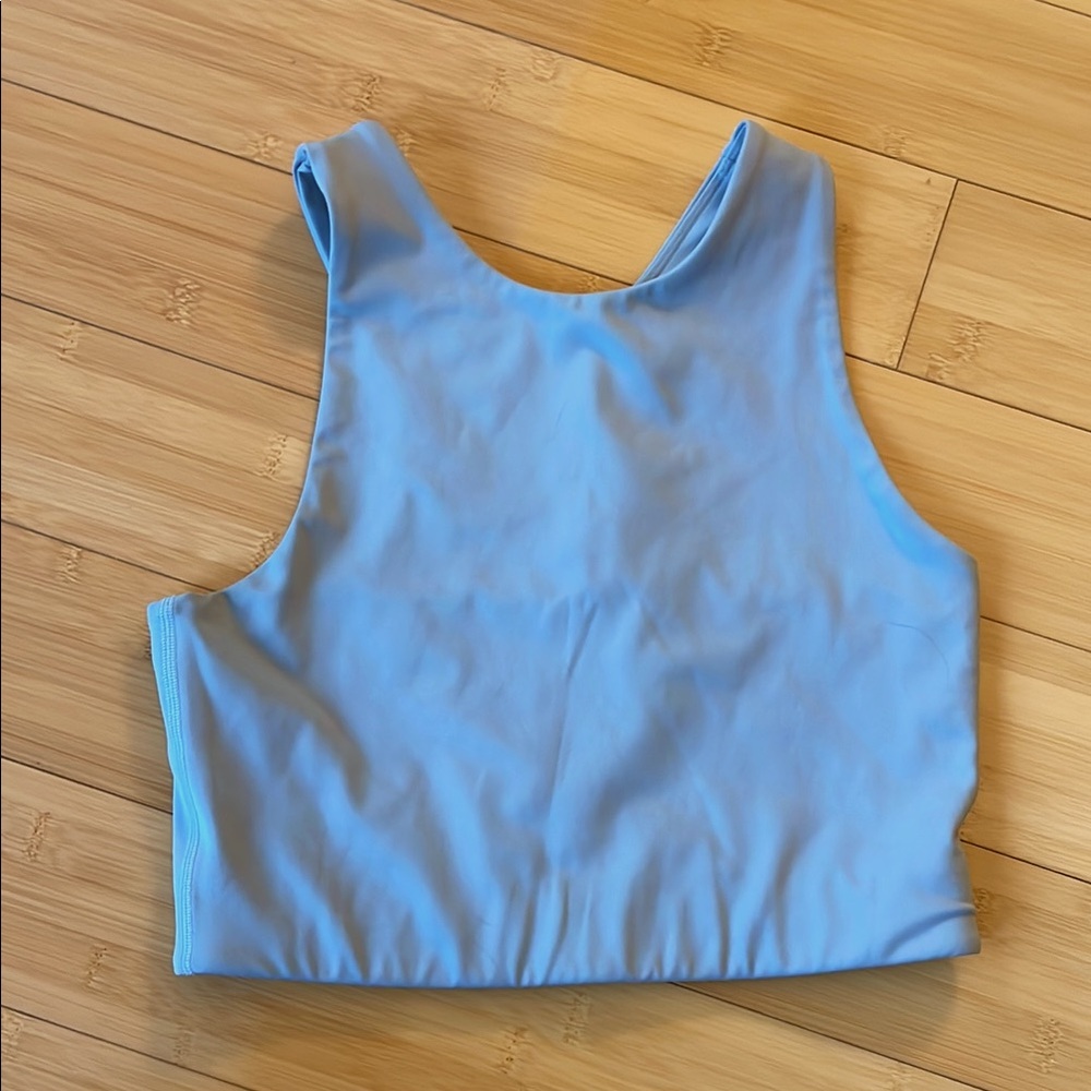 Girlfriend Collective Dylan Bra – Baby Blue – Size Small
